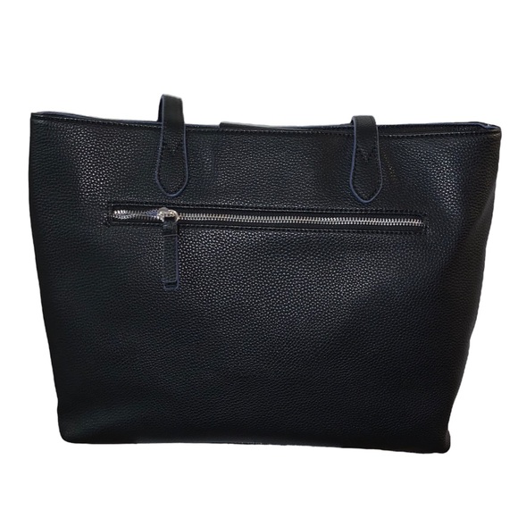 "NAUTICA"WOMEN'S BLK.FAUX PEBBLE LEATHER TOW THE LINE TOTE -AUTHENTIC - Picture 11 of 11
